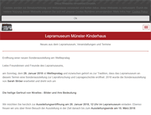 Tablet Screenshot of lepramuseum.de
